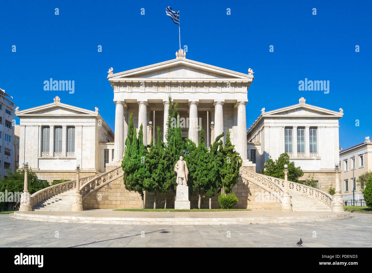 Bibliothèque nationale de la Grèce - Athènes Banque D'Images