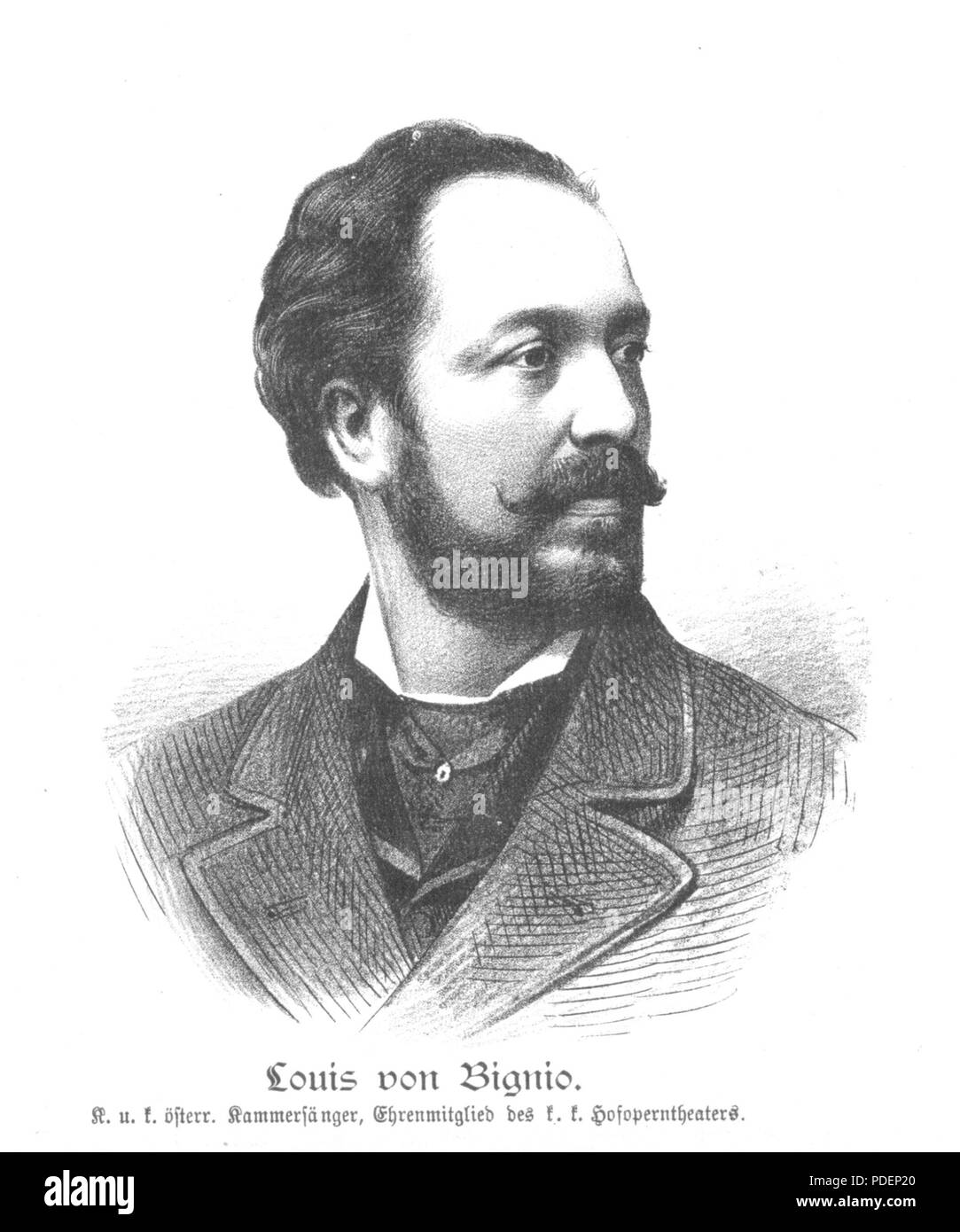 Von Bignio 1891 Louis 212 Banque D'Images