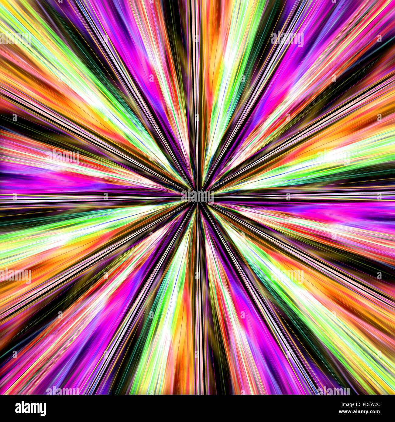 Composition de rose, jaune et orange vagues, déménagement du centre Banque D'Images