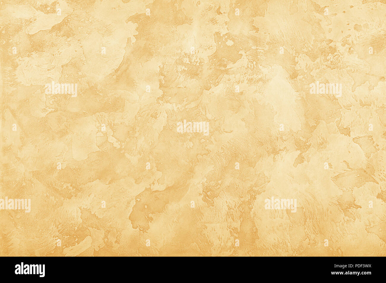 Grunge marron et beige pastel vieux inégale de daub mur de plâtre texture background de taches et de traits de peinture, Close up Banque D'Images