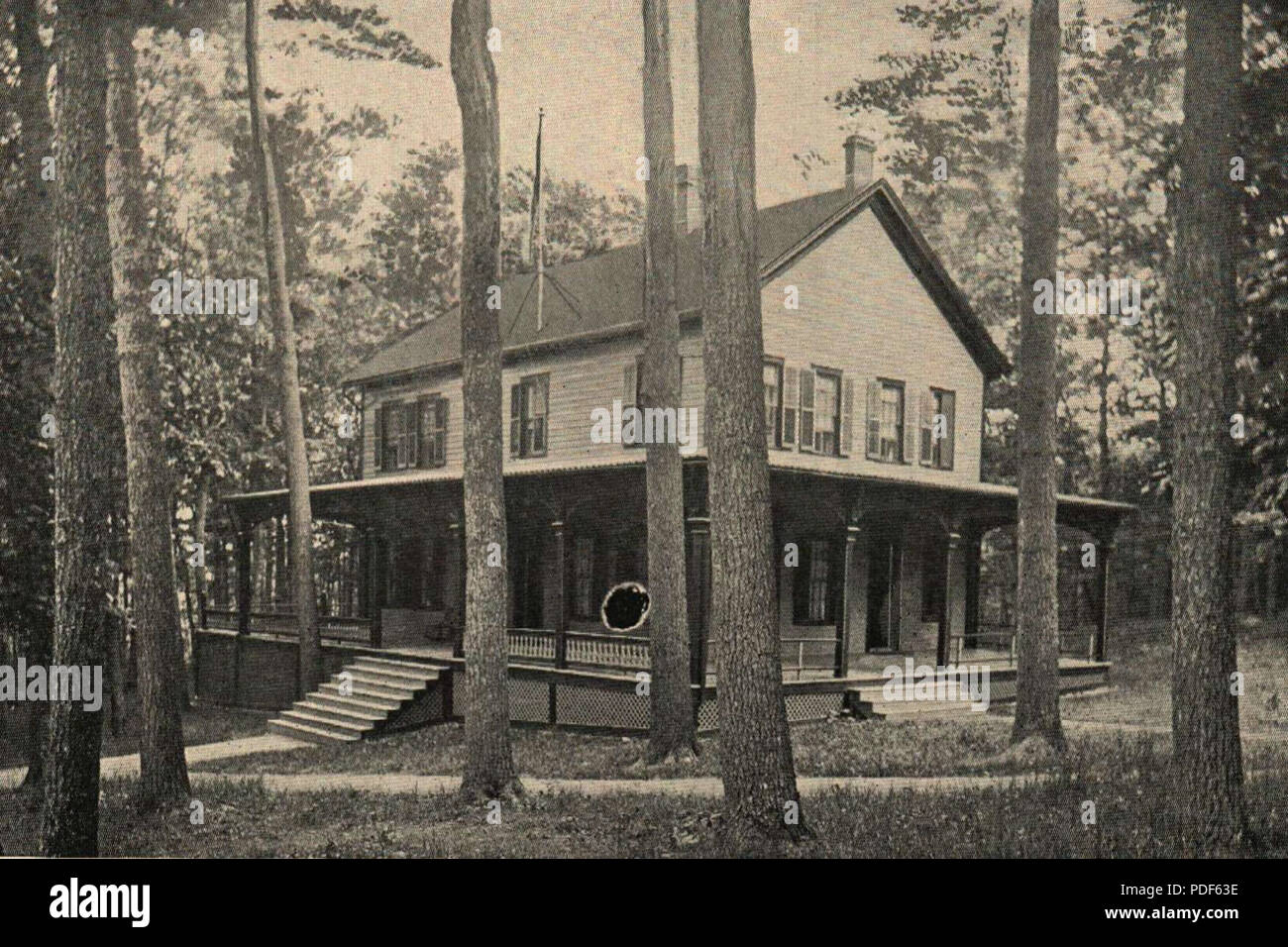 36 BASA-1271K-1-169-15B-Saratoga, Californie, 1906 Banque D'Images