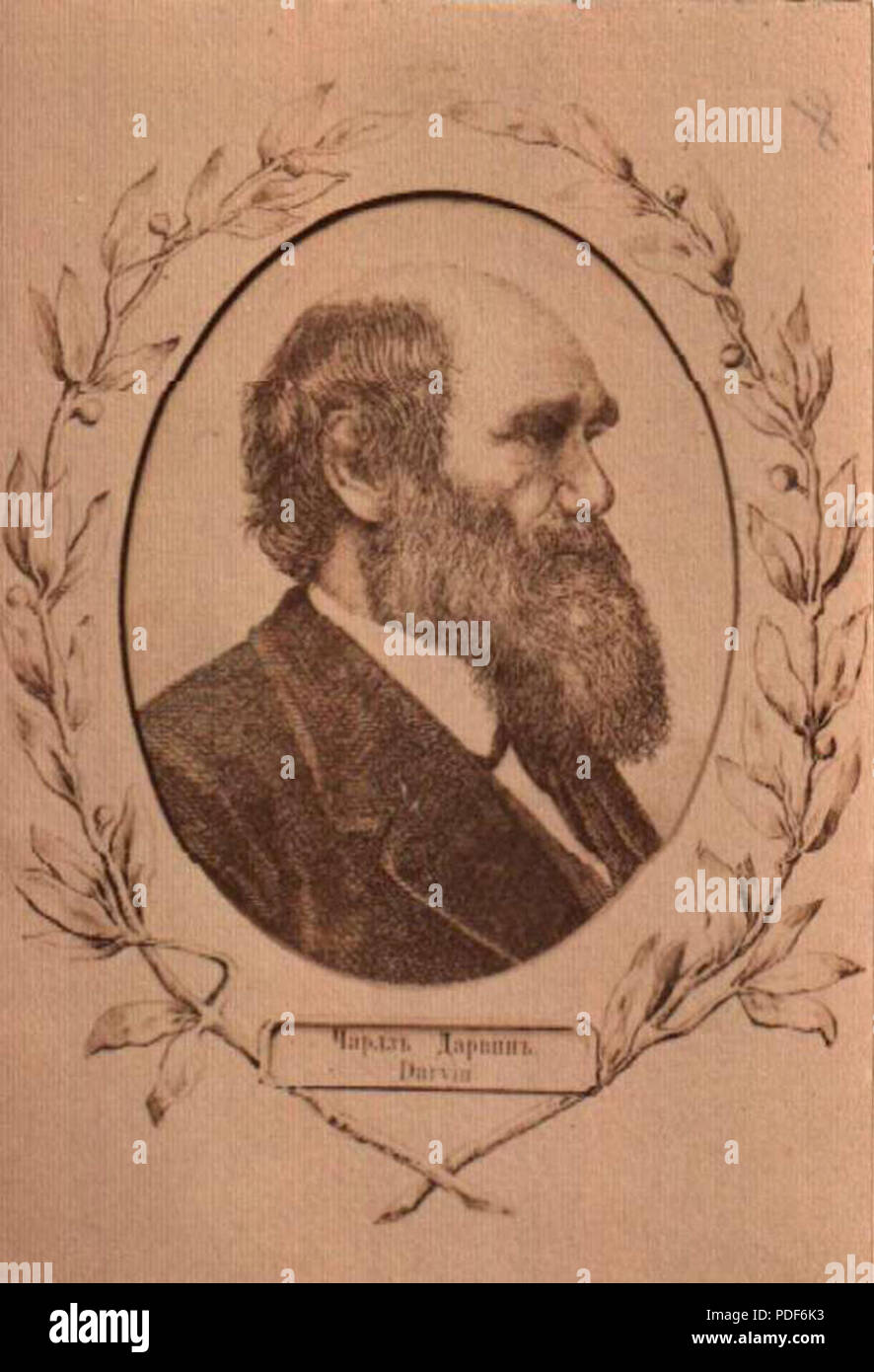 40 BASA-1599K-1-1882-42-Charles Darwin Banque D'Images