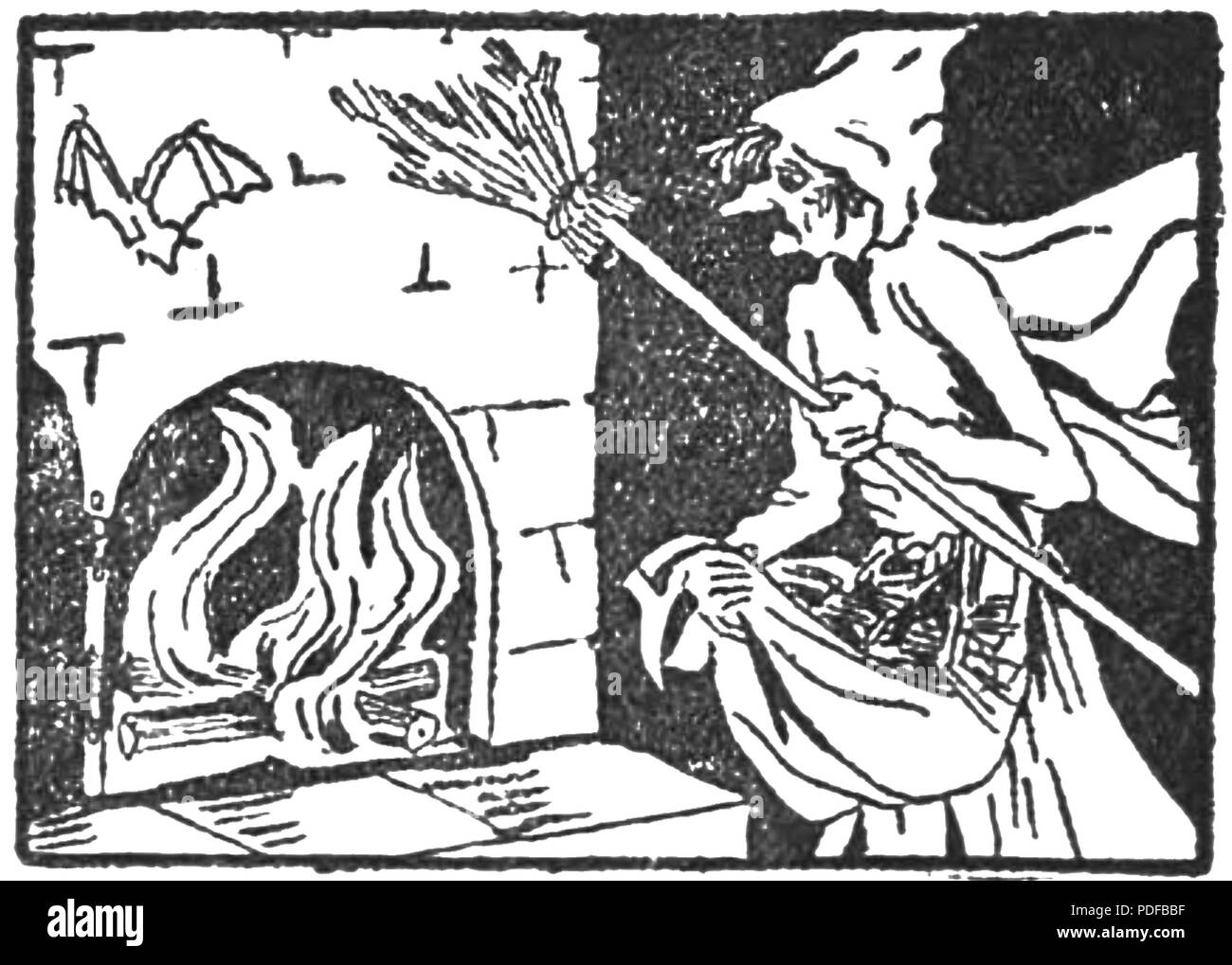 88 Bracia Grimm - Jaś i Małgosia p14 Banque D'Images