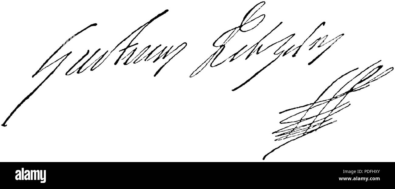 Gustave II Adolphe 147 manuscrit Banque D'Images