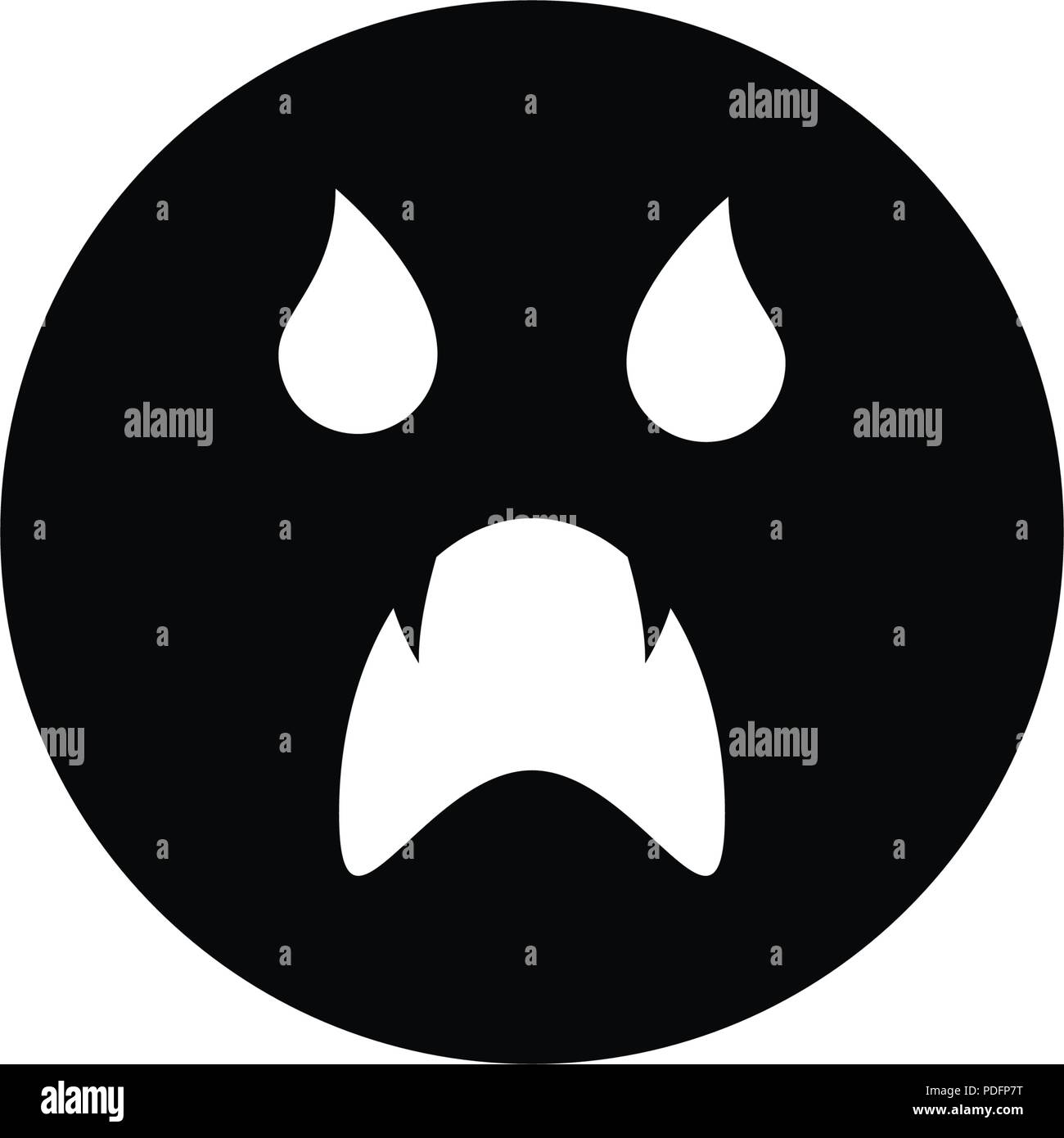 Icônes Ghost Vector illustration de caractères design plat Illustration de Vecteur