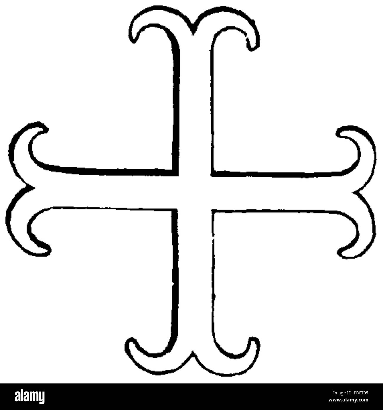 184 Kors, Ankarkors, Nordisk familjebok Banque D'Images