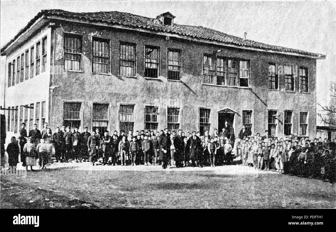 187 de l'école bulgare de Kumanovo exarchist Banque D'Images