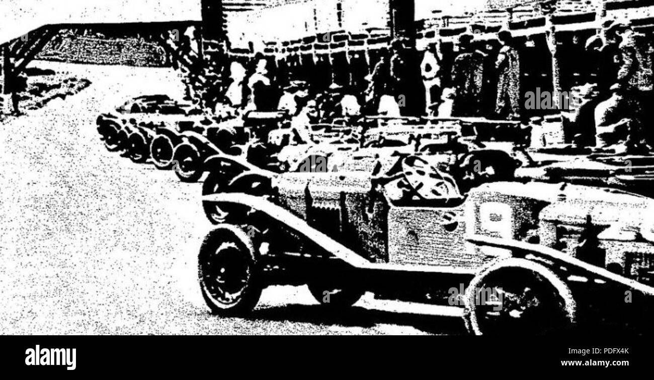 118 Départ des 24 Heures de Spa 1927 Banque D'Images