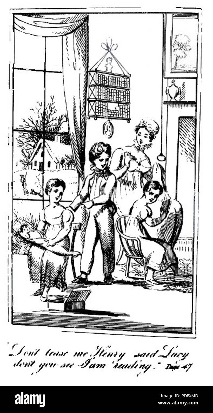 127 FairchildFamily1818frontispice Banque D'Images