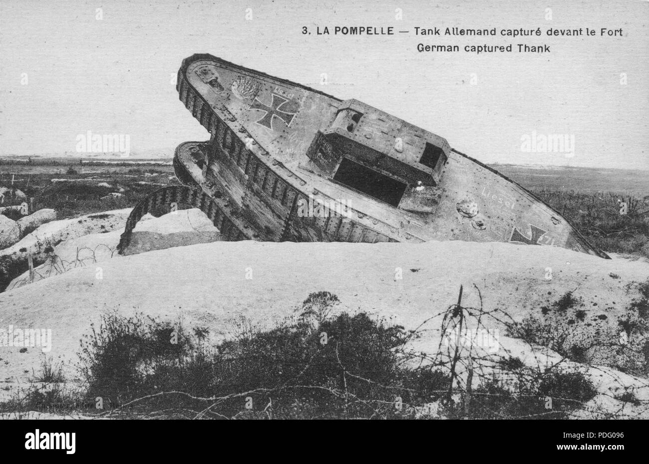 Captured german tank Banque de photographies et d’images à haute ...