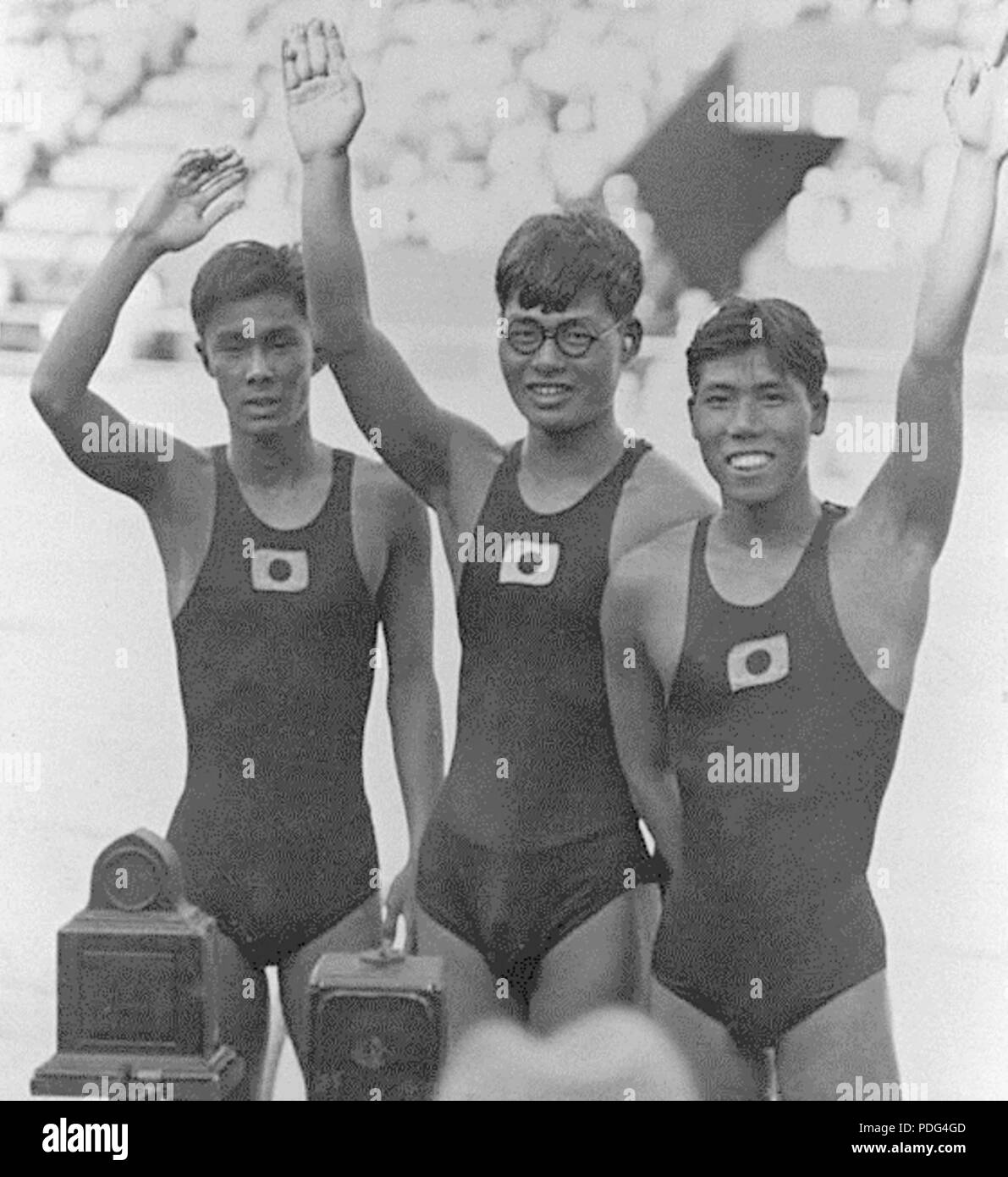 180 Kentaro Kawatsu, Toshio Irie et Masaji Kiyokawa 1932 Banque D'Images