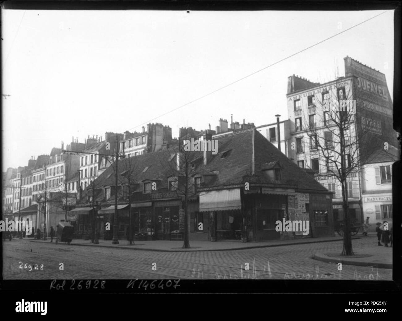 193 La rue du Faubourg-Saint-Antoine (Paris) en 1913 Banque D'Images