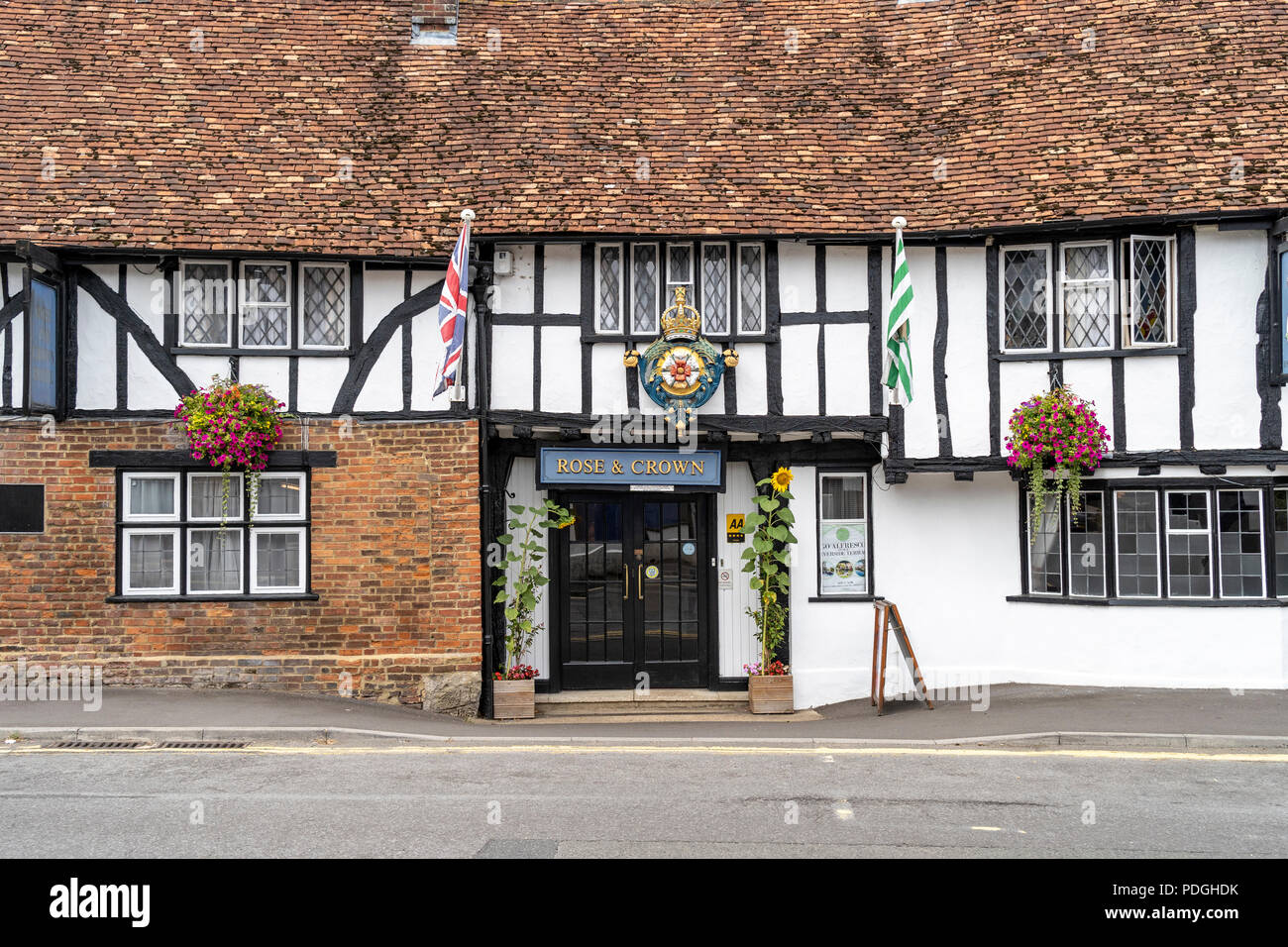 Rose and Crown Hotel 68 London Salisbury Wiltshire en Angleterre Banque D'Images