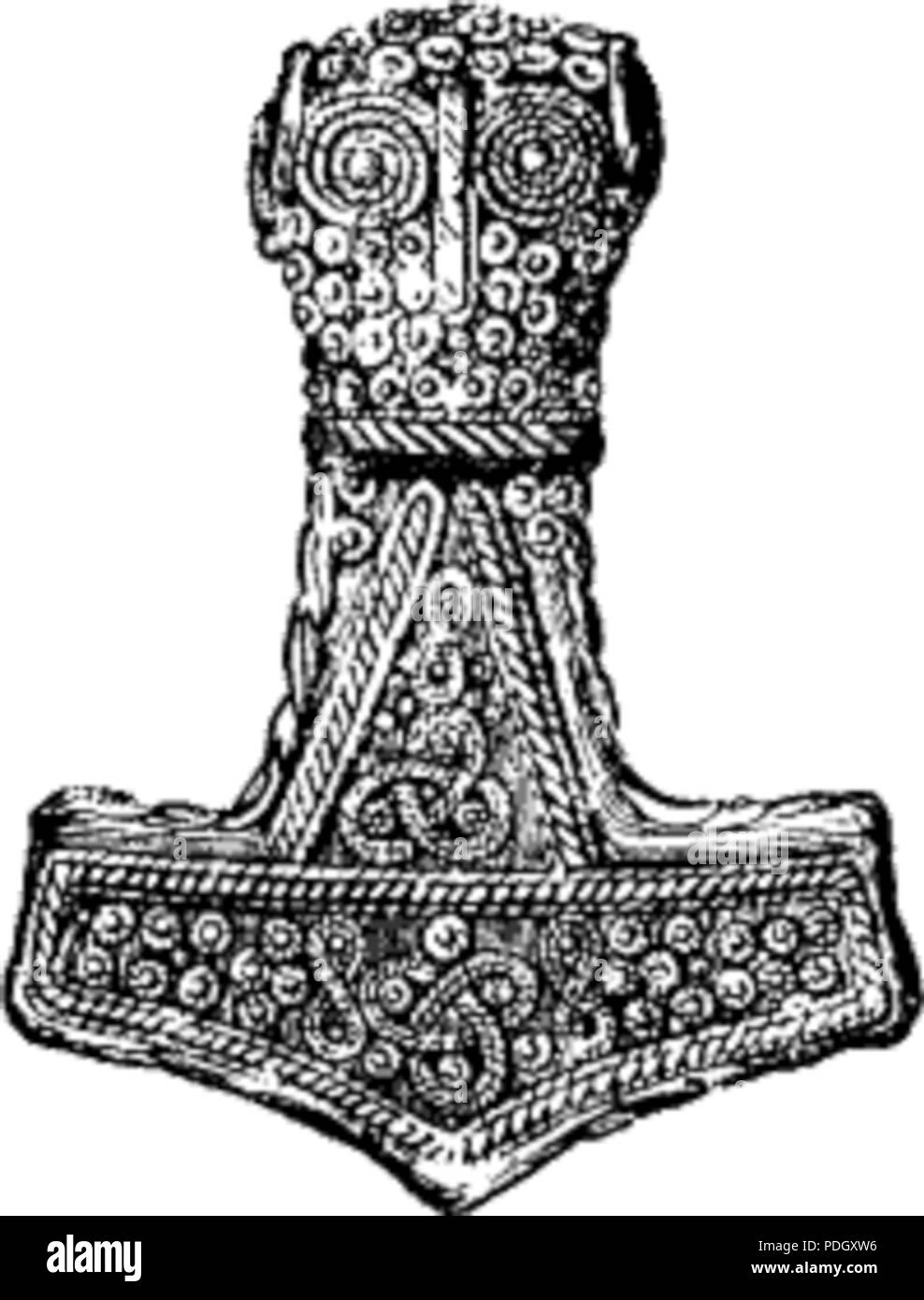 228 l'icône Mjollnir Banque D'Images