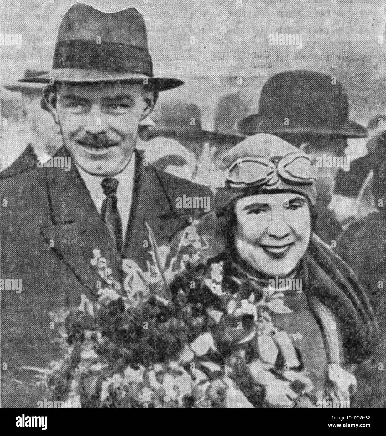 231 M. et Mme Victor Bruce, en 1932 Banque D'Images