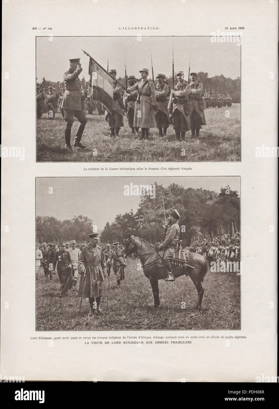 240 No 3782 28 août 1915 scan08, page 208 Banque D'Images