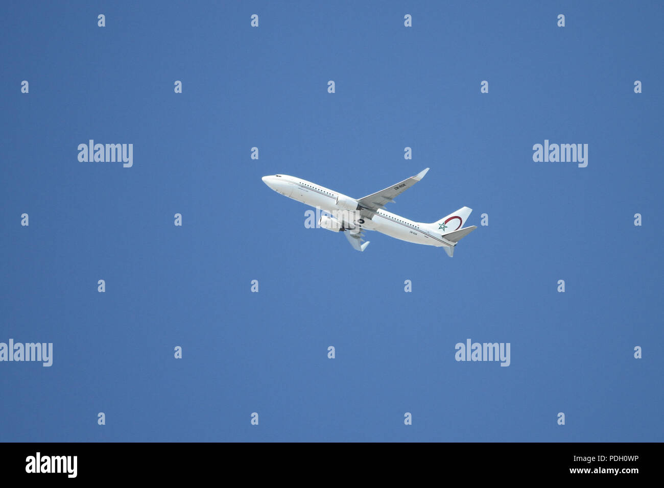 ISTANBUL, TURQUIE - 02 juin 2018 : Royal Air Maroc Boeing 737-8B6 (CN 33064) décolle de l'aéroport Ataturk d'Istanbul. Royal Air Maroc a la taille de la flotte 56 Banque D'Images