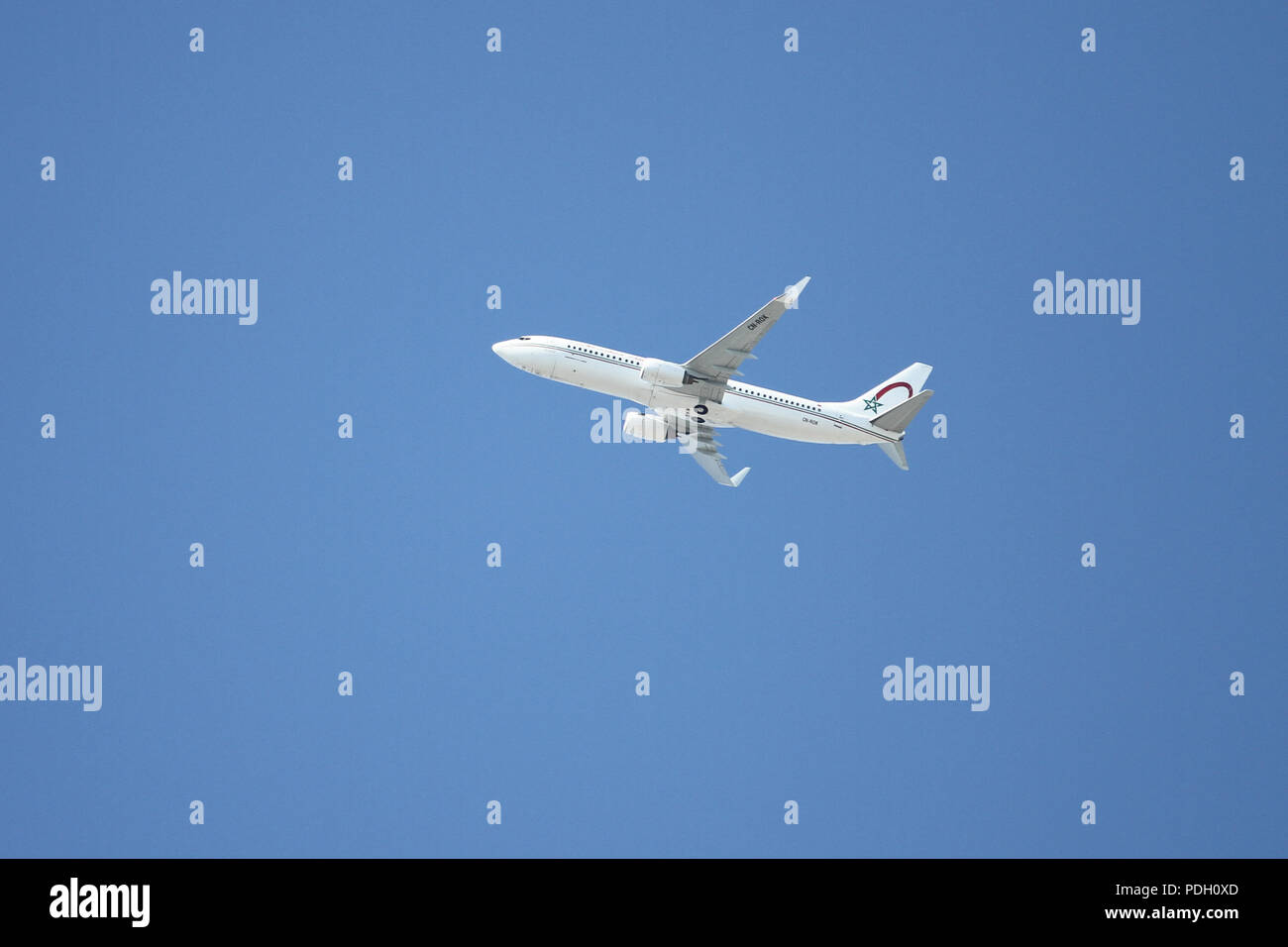 ISTANBUL, TURQUIE - 02 juin 2018 : Royal Air Maroc Boeing 737-8B6 (CN 33064) décolle de l'aéroport Ataturk d'Istanbul. Royal Air Maroc a la taille de la flotte 56 Banque D'Images