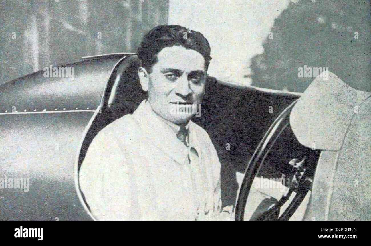 260 Pierre Goutte, pilote officiel (septembre 1925) Salmson Banque D'Images