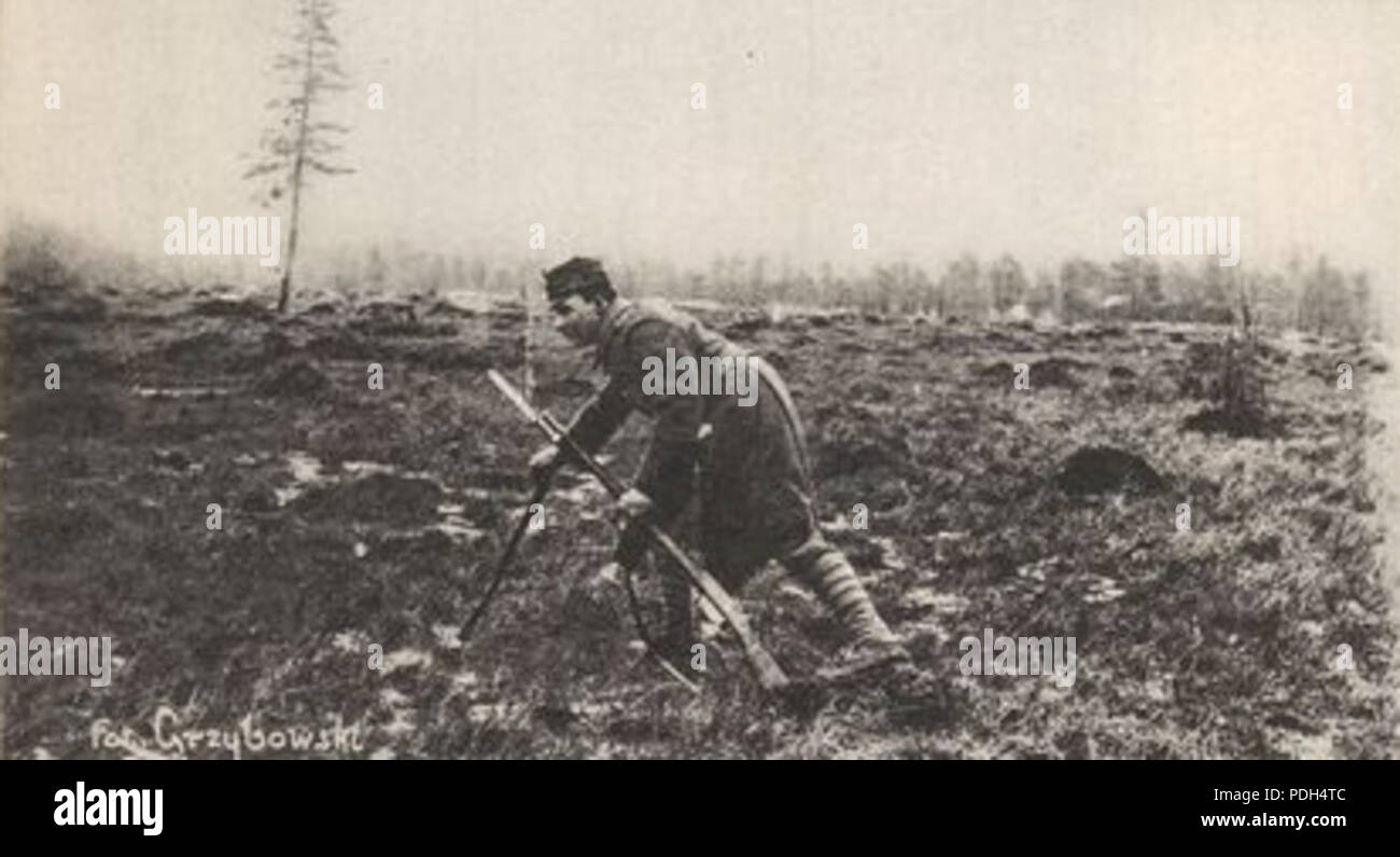 Przedpole pozycji 273 II I III bat. 4 pp LP Banque D'Images