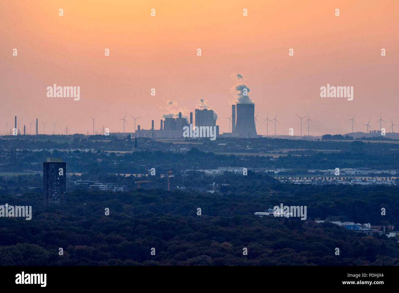 Niederaußem, Deutschland. 09Th Aug 2018. La centrale électrique Niederaußem de RWE Power. Bergheim-Niederaussem, 09.08.2018 | Conditions de crédit dans le monde entier : dpa/Alamy Live News Banque D'Images