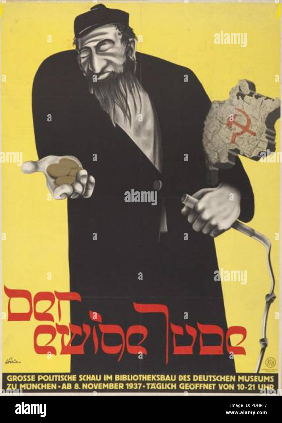 265 Plakat der ewige Jude, 1937 Banque D'Images