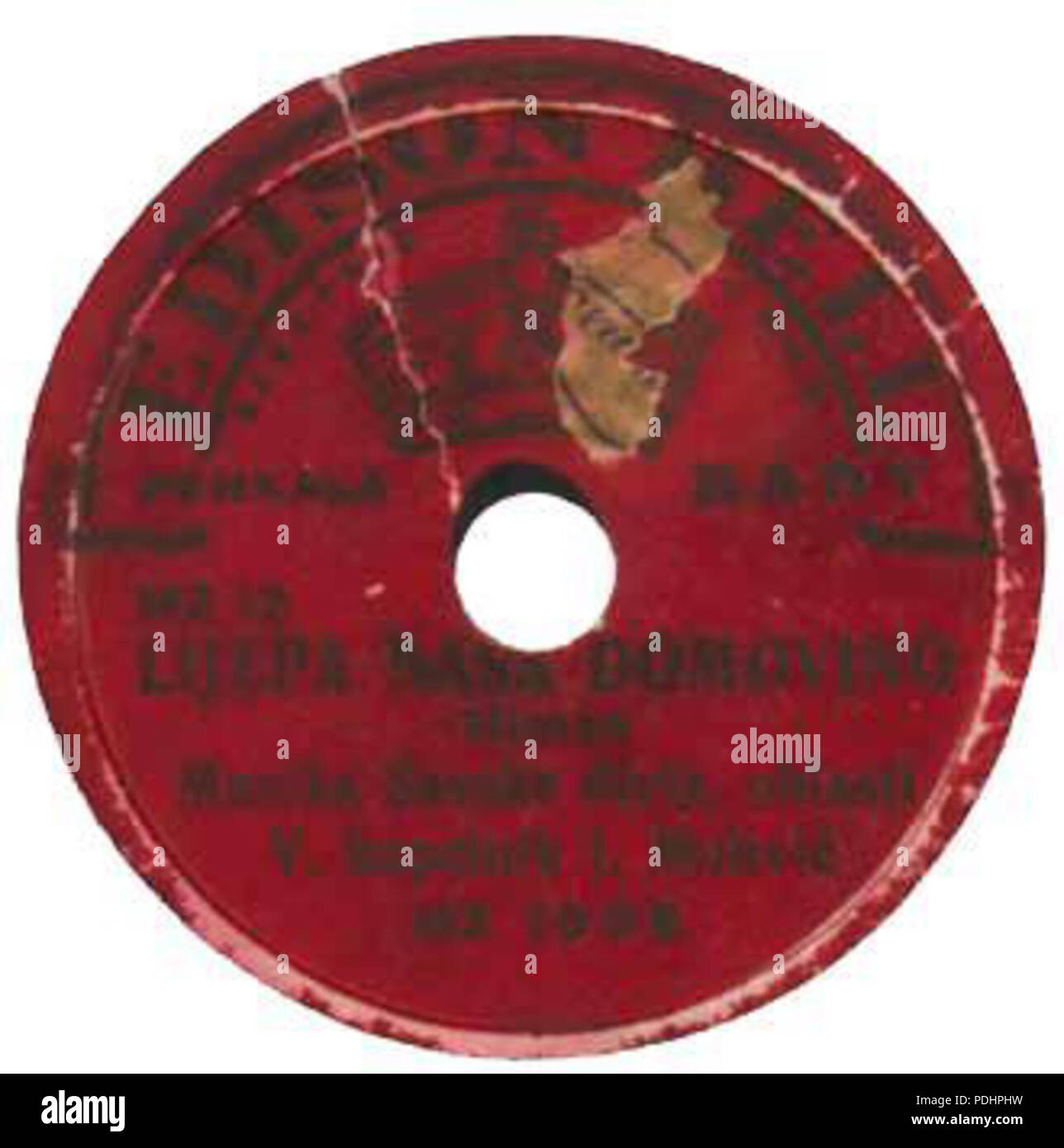 265 Ploča Lijepa naša 1936. Banque D'Images