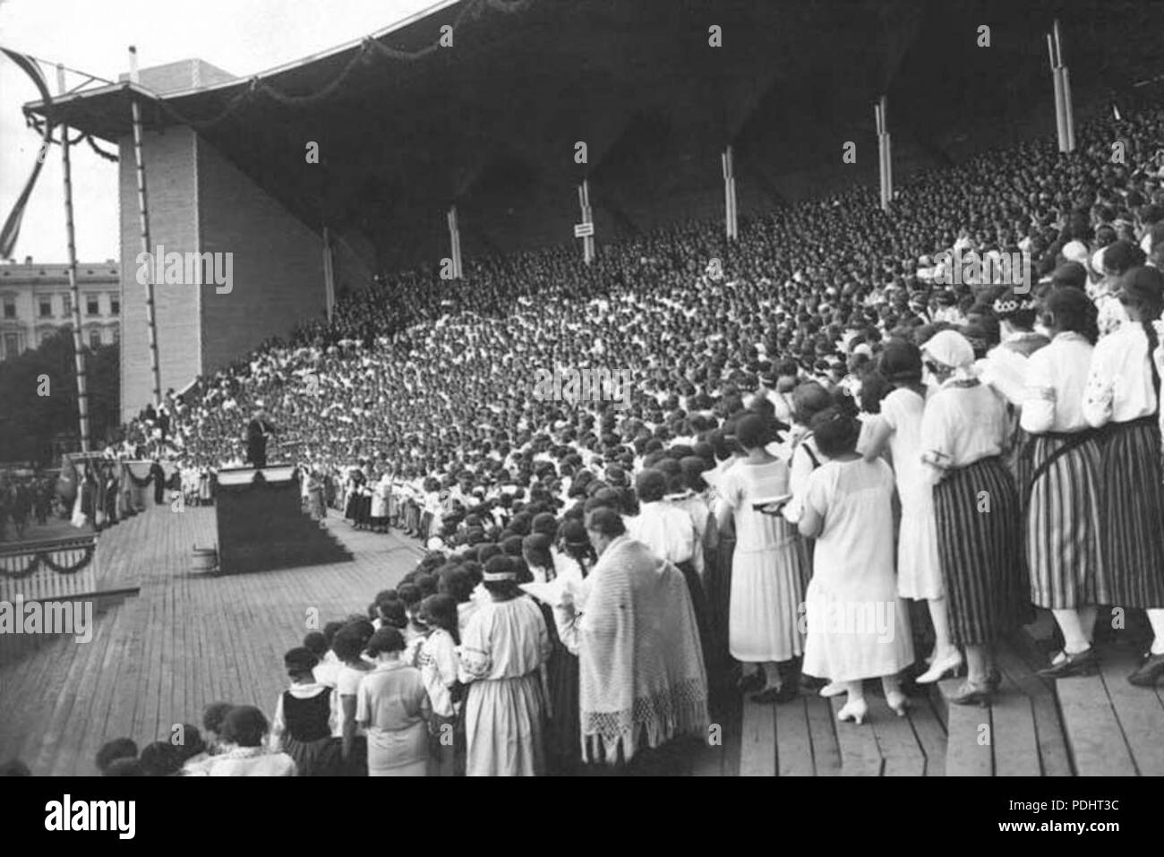 280 Riga. VIII Chanson lettone célébration. 1933. Un Banque D'Images