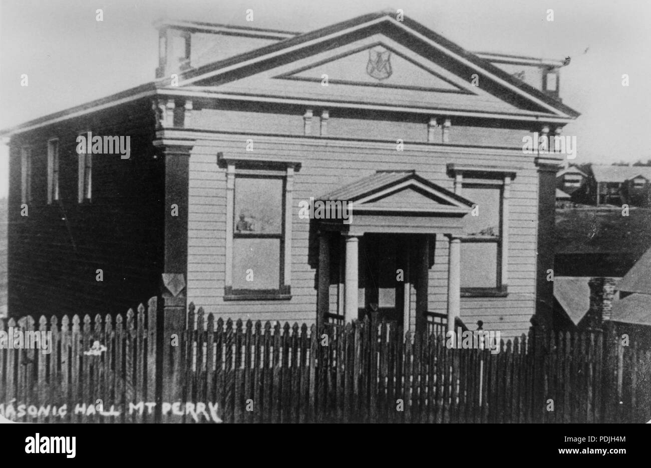 84 masonic hall à Mount Perry Banque D'Images