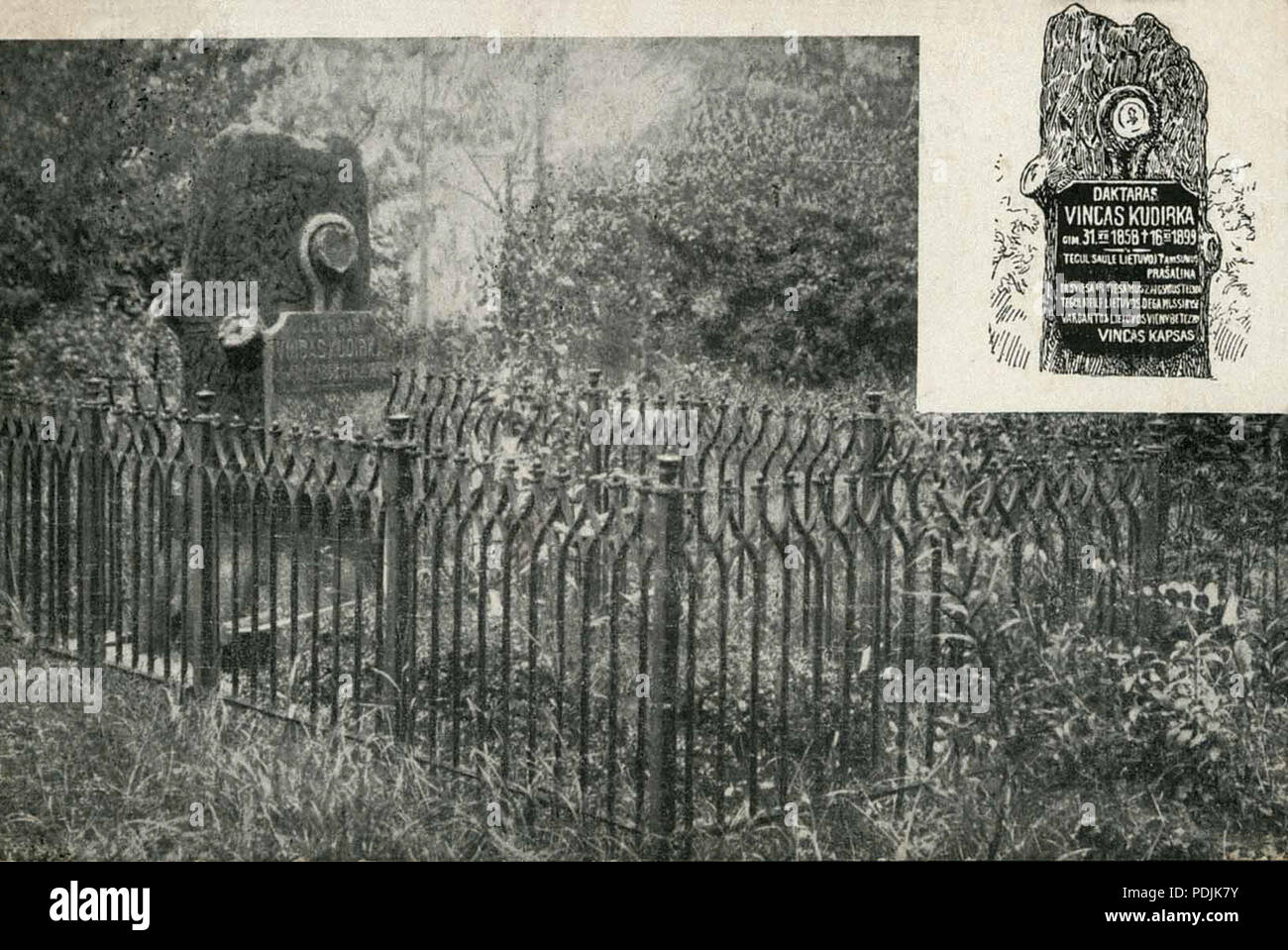 371 Vincas Kudirka's tomb Banque D'Images