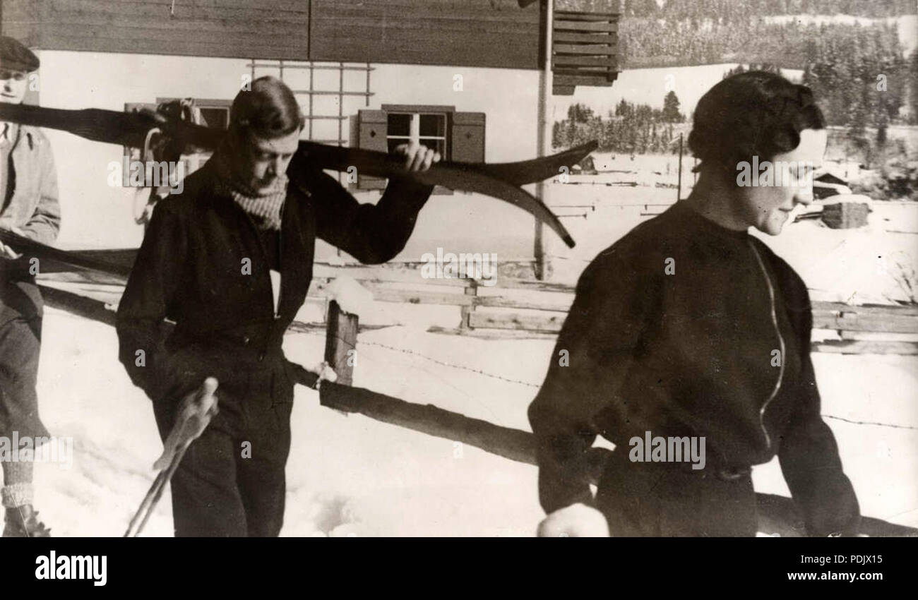 374 Wallis Simpson et le Prince 1935 Banque D'Images