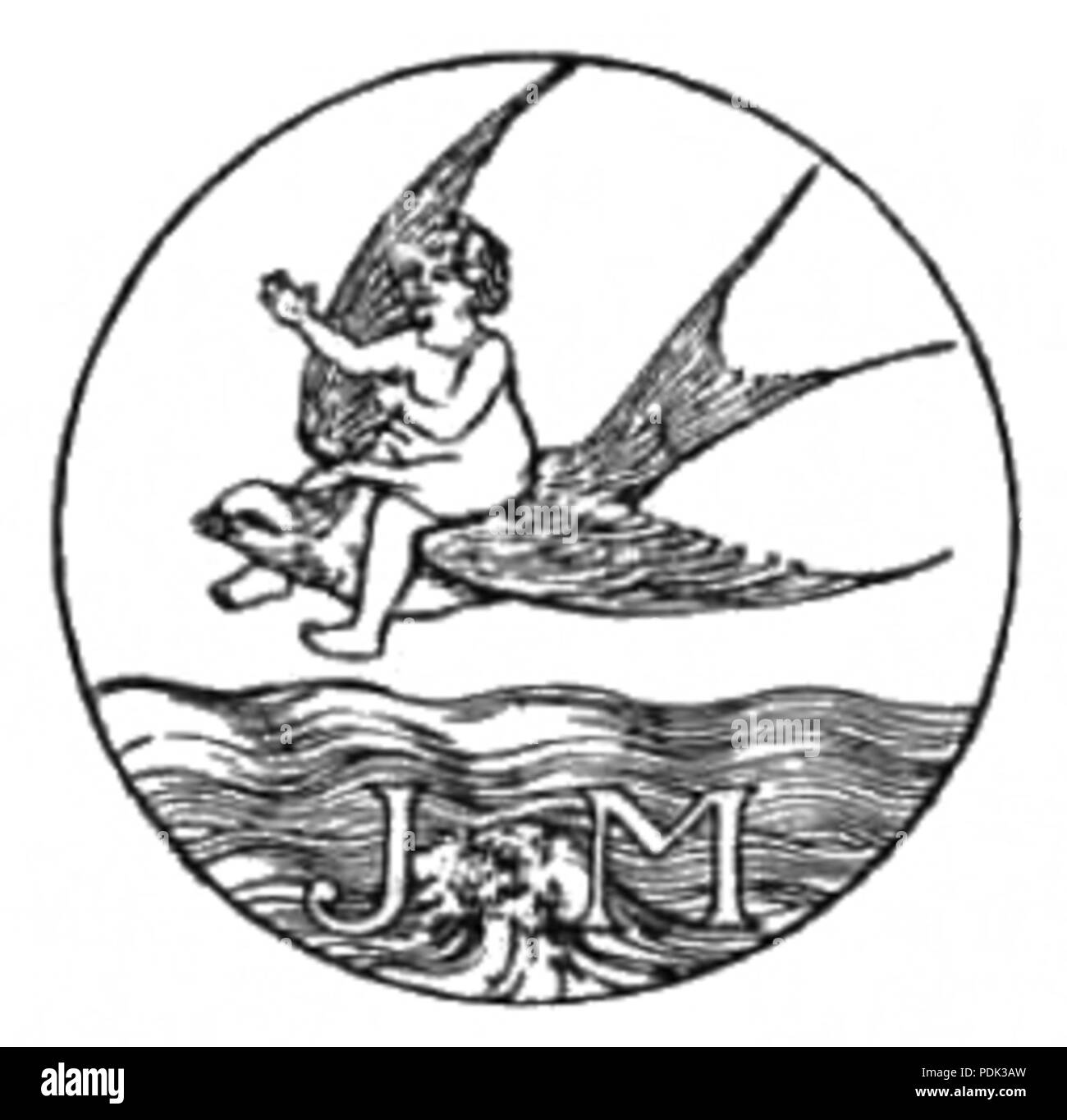 382 Wydawnictwo J. Mortkowicza4 logo Banque D'Images