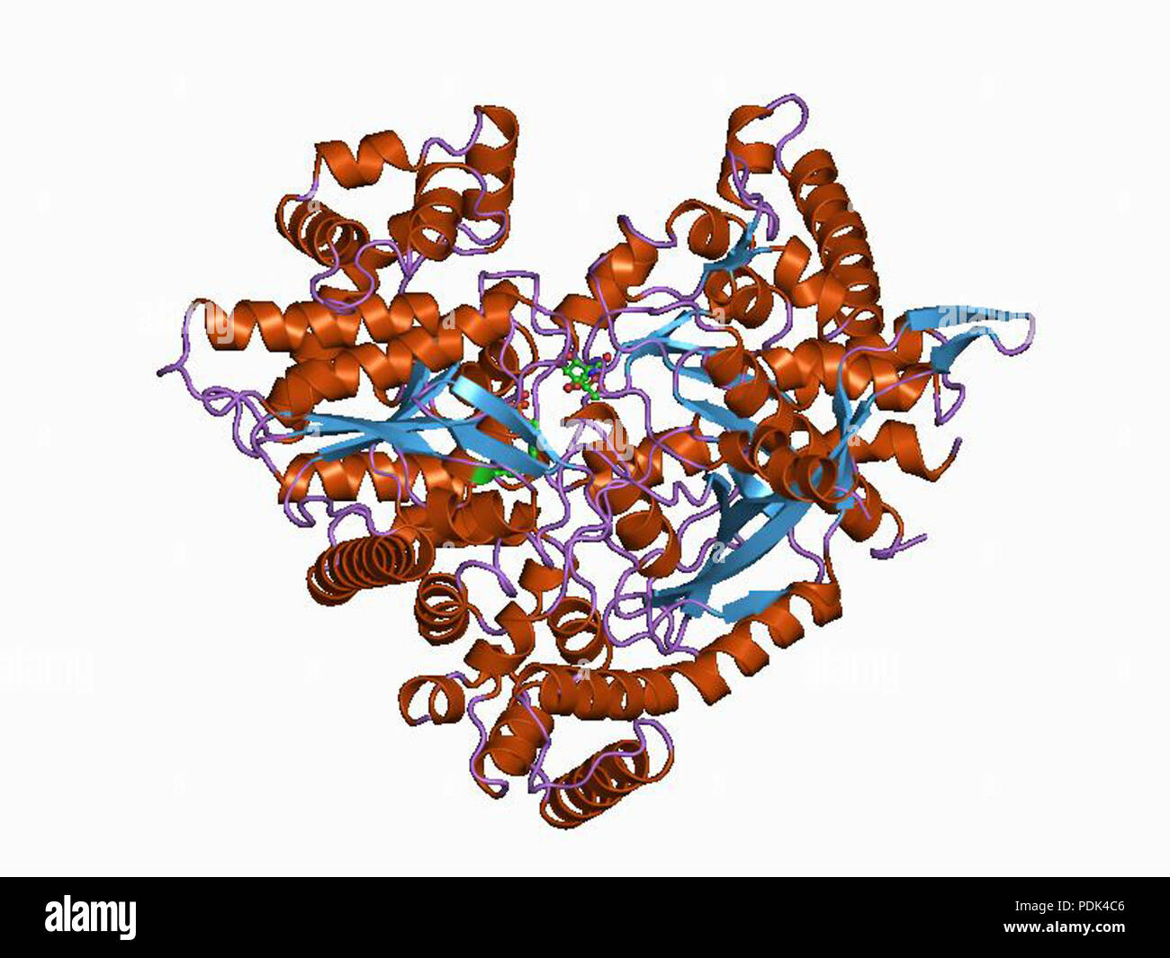6 PDB 1a8i EBI Banque D'Images