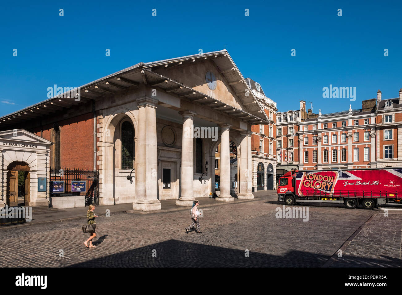 St Paul's Church, Covent Garden, Londres, Angleterre, Royaume-Uni Banque D'Images