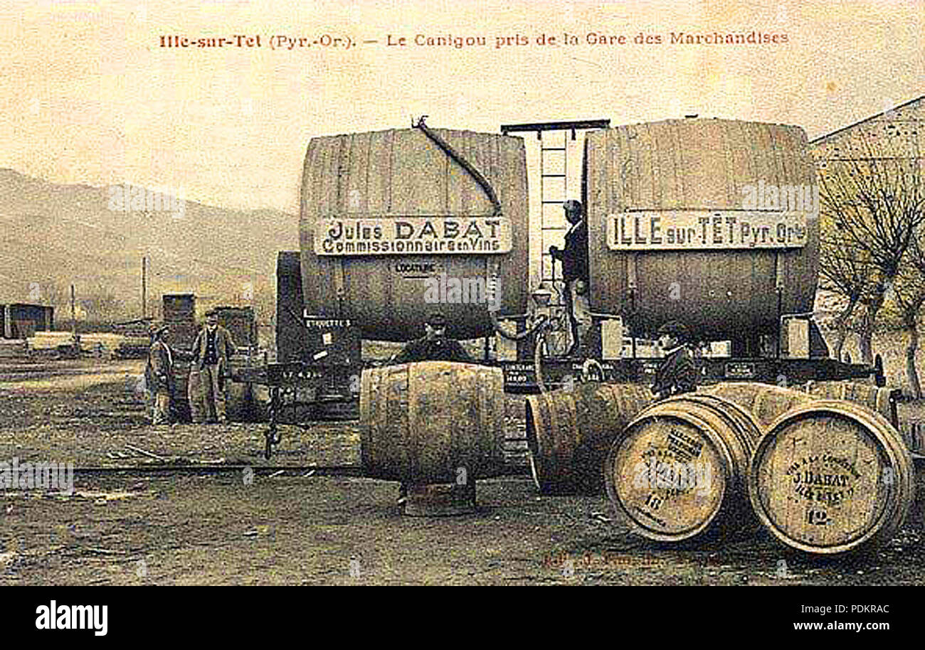 159 Ille sur Tet wagon réservoir Banque D'Images