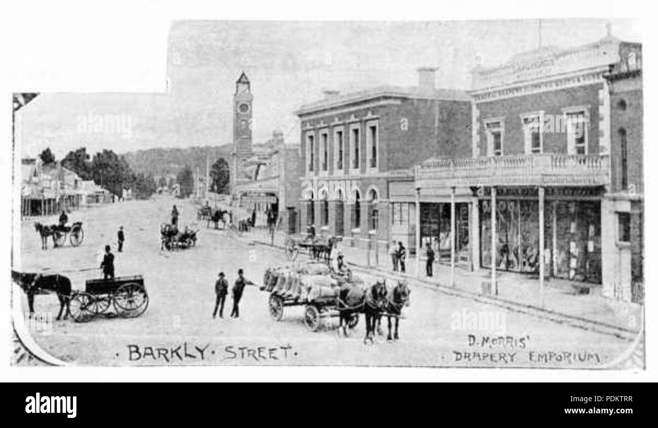 21 rue Barkly ararat 1894 Banque D'Images
