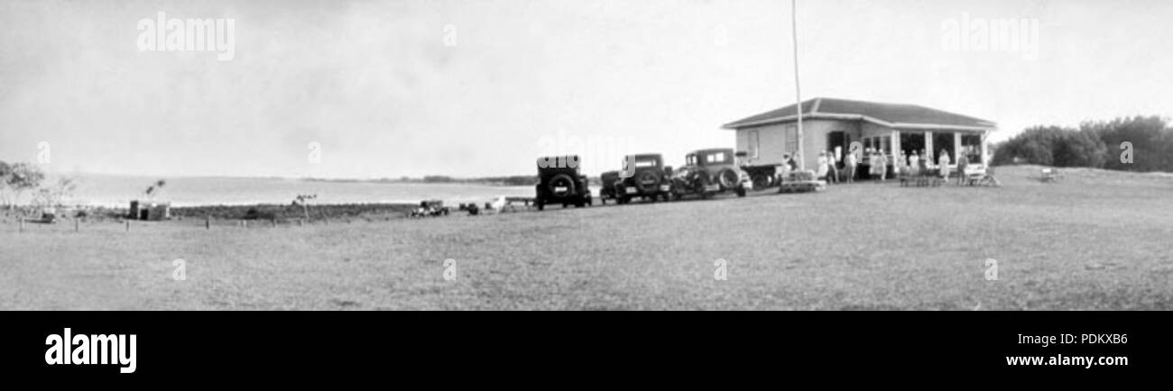 101 Archives de l'État du Queensland 1192 Bargara Golf Links près de Bundaberg c 1930 Banque D'Images