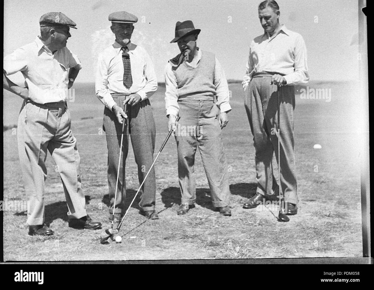 138 20027 SLNSW au Golf , Golf Links à La Perouse prises pour le golf en Australie Banque D'Images