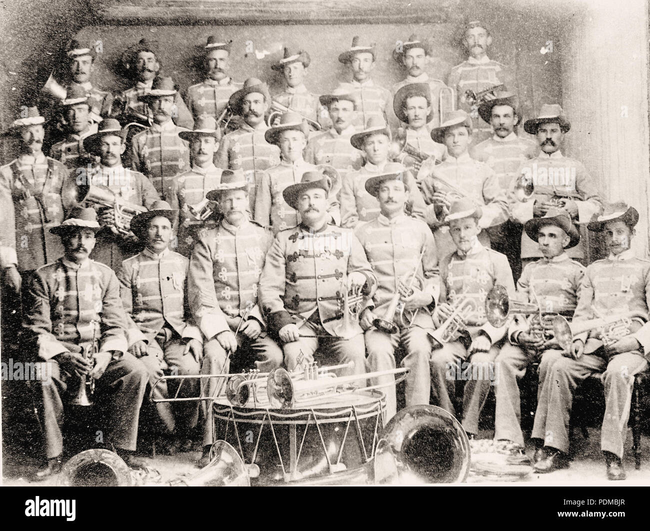 16, 1897 Australie Bande Hillgrove Banque D'Images