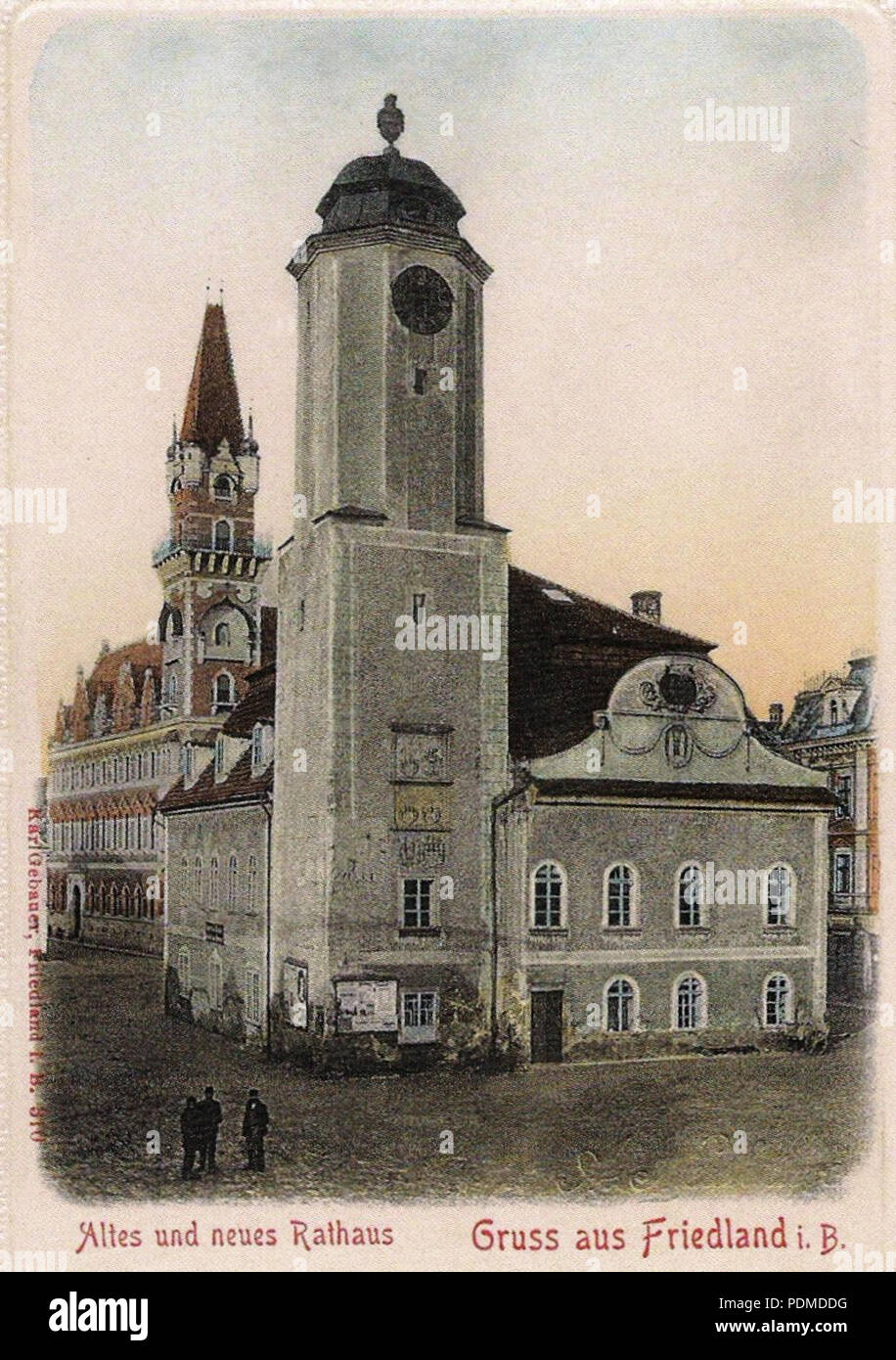 135 Frýdlant, stará radnice nová un 1897 Banque D'Images