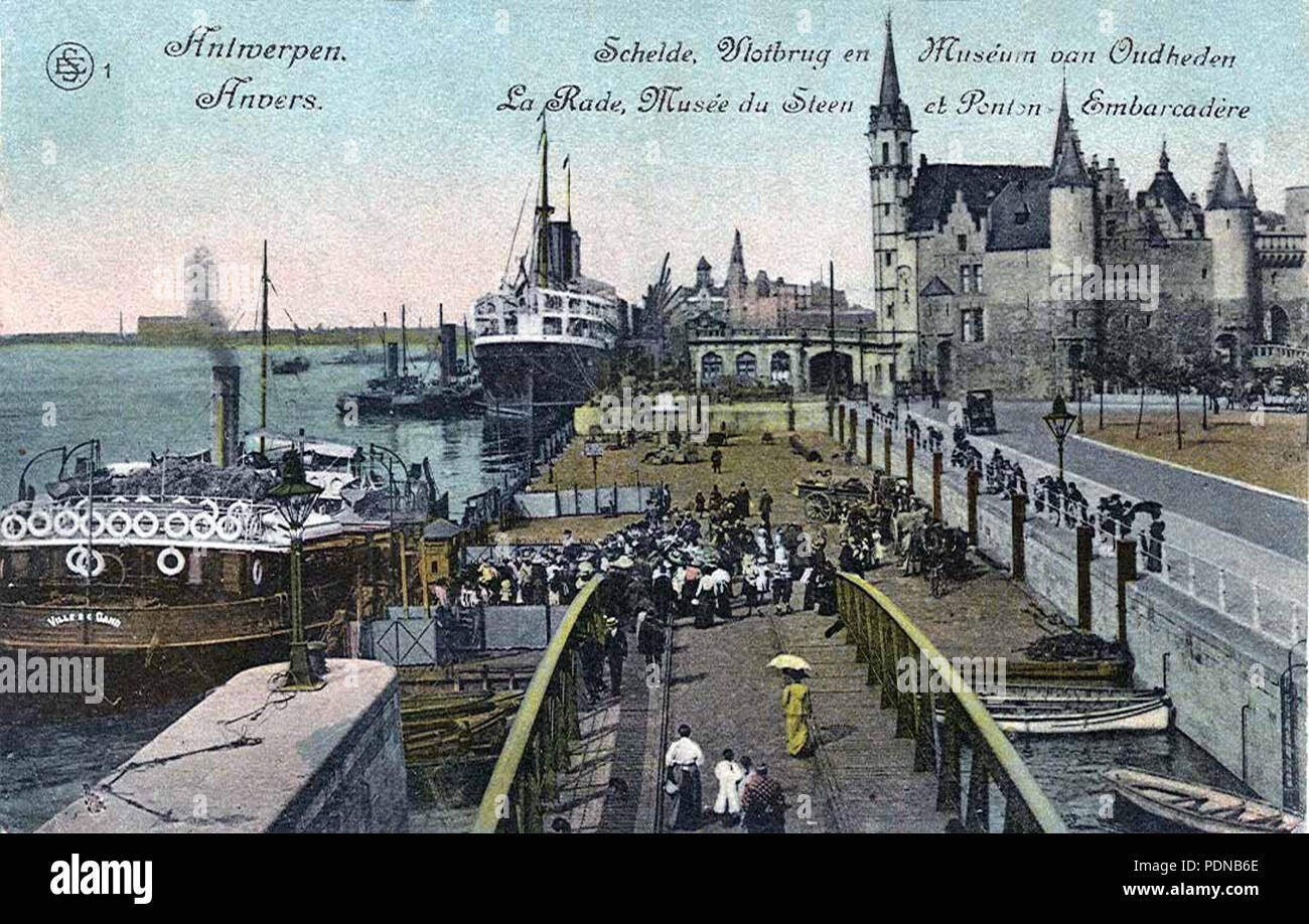 20 Antwerpen - Schelde Banque D'Images 20 Antwerpen - Schelde Banque D'Images
