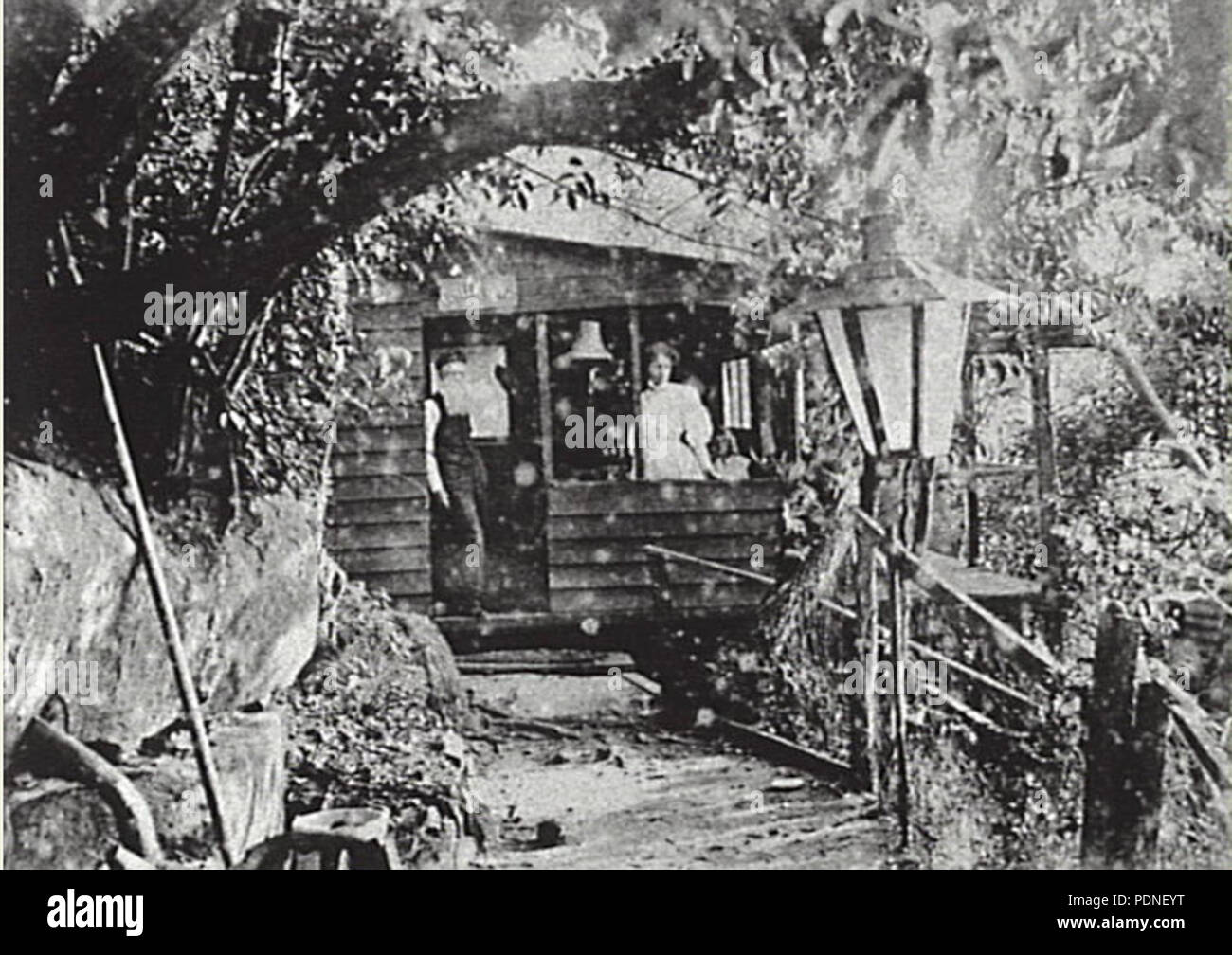 40 Coin hut à Curlew Camp vers 1900 Banque D'Images