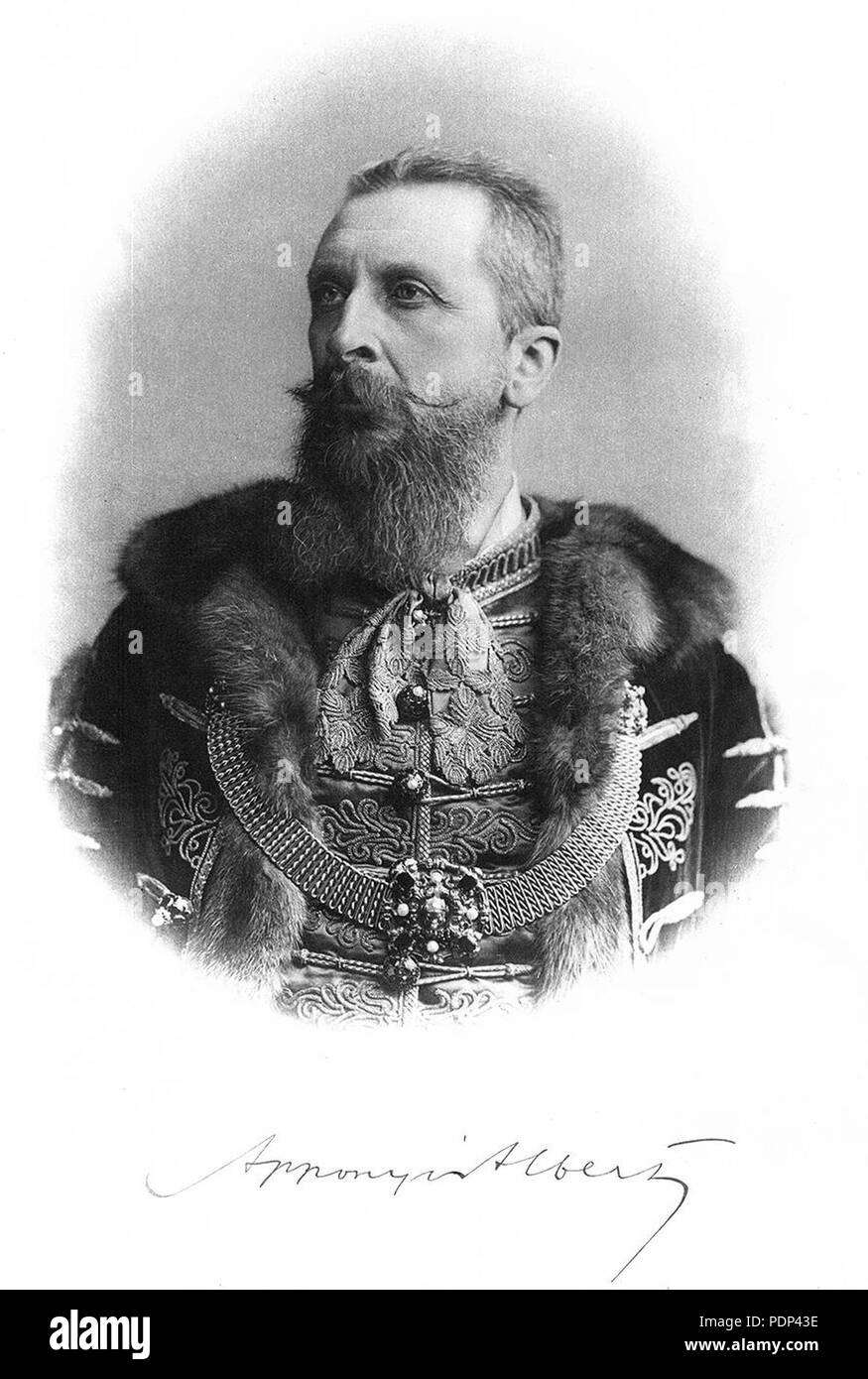 Albert Apponyi fotó 1900. Banque D'Images