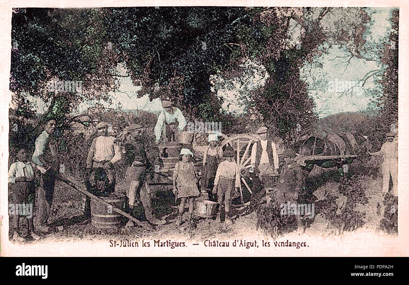 100 Château d'Aigut Banque D'Images