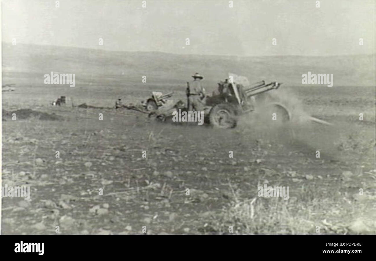 5 2-5ème Régiment Syrie 1941 (AWM 020815 image) Banque D'Images