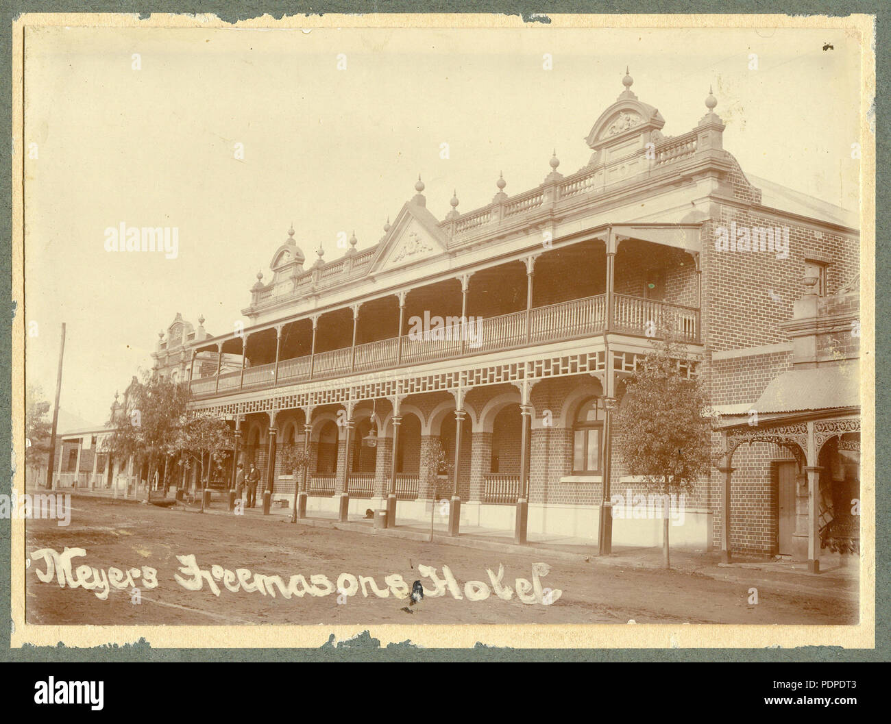 5 2001 1049 Francs-maçons, Hôtel Toodyay 1904-1910 Banque D'Images