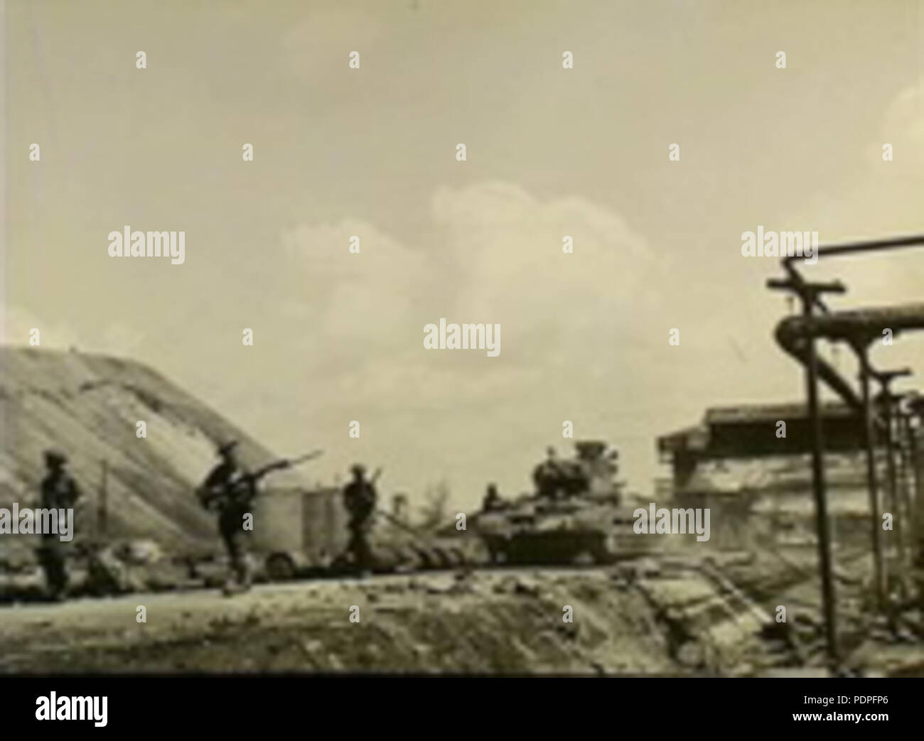 20 AWM 110910 2-10ème Bataillon Balikpapan Juillet 1945 Banque D'Images