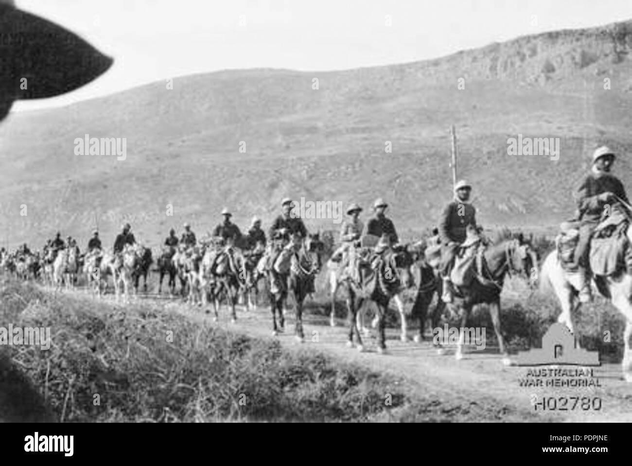 48 de la cavalerie française en Palestine 1916 RMMC (AWM H02780) Banque D'Images