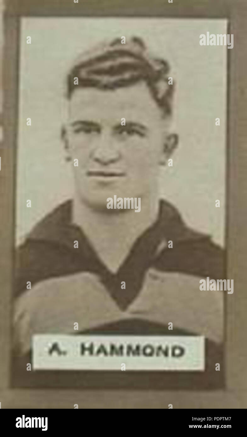 11 Alan Hammond 1932-1933 Banque D'Images