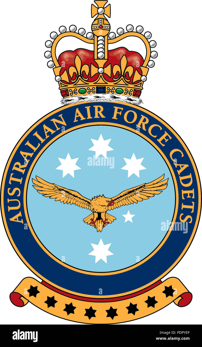 37 Crête des Cadets de l'Armée de l'air australienne Banque D'Images